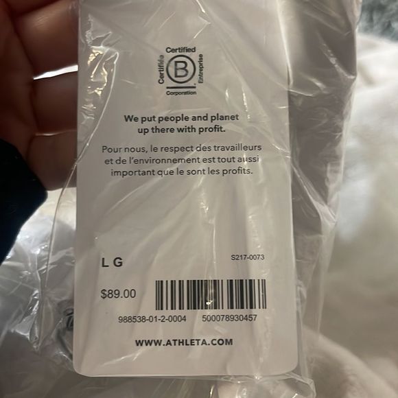 NWT Athleta Ace Tennis Dress White L - Picture 4 of 4